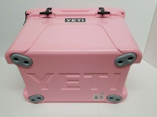 YETI Tundra 35 PINK Cooler -.  RARE bonus Pink Hat 10