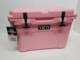 Yeti Tundra 35 Pink Cooler -.  Rare Bonus Pink Hat
