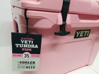 YETI Tundra 35 PINK Cooler -.  RARE bonus Pink Hat 2