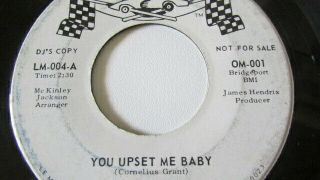 RARE NORTHERN SOUL 45 FROM THE ARABIANS LE - MANS RECORDS PROMO YOU UPSET ME BABY 5