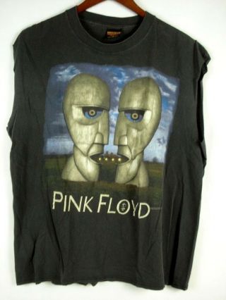Vintage Pink Floyd 1994 North American Tour T - Shirt Cut Off Sleeves Sz Xl Black