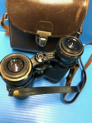 Leitz Amplivid Binoculars 6x24 Vintage Leica 1950s Wetzlar Germany