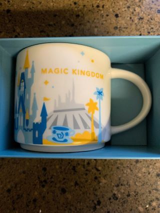 Starbucks Mug Magic Kingdom V1,  You Are Here Rare