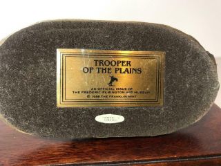 Vintage Trooper of the Plains by Frederic Remington Bronze Regular Signed 7