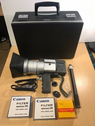 Canon Auto Zoom 1218 8 8mm Video Vintage With 24fps Option - Tested/works