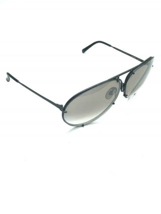 Porsche Design Carrera 5621 90 Black Aviator Sunglasses 30d