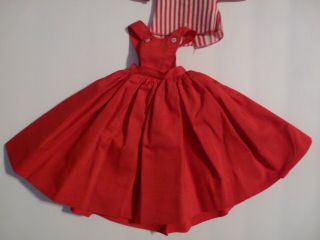 Vintage Madame Alexander Cissy Red Jumper Dress and Top in 2