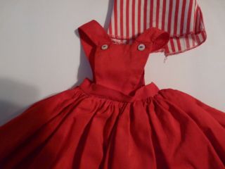 Vintage Madame Alexander Cissy Red Jumper Dress and Top in 3