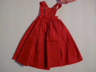 Vintage Madame Alexander Cissy Red Jumper Dress and Top in 4
