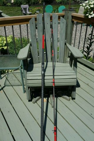 Vintage Breakaway Conventional Surf Rod,  11ft 10 In Guides And Wrap
