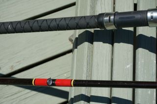 Vintage BreakAway Conventional Surf Rod,  11ft 10 in guides and wrap 6