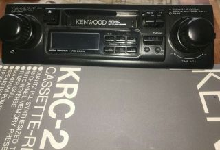 Kenwood Krc - 2005 Highpower Am/fm Cassette Radio Knob Vintage