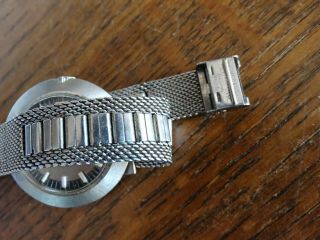Vintage Mens Hamilton wristwatch 801 stainless running 17J day/date 8