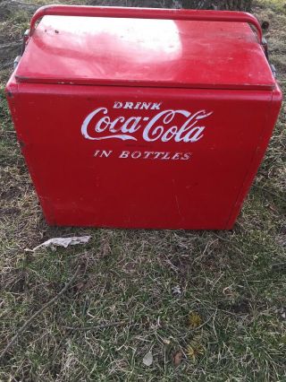 Vintage Coca Cola Cooler Caviler 1950’s