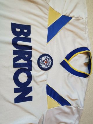 Ultra Rare Vintage Leeds United Football Shirt Burton Size Large