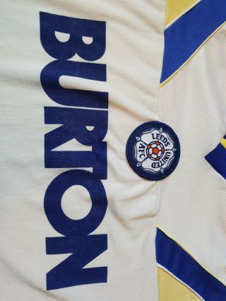 Ultra Rare Vintage Leeds United Football Shirt Burton Size Large 2