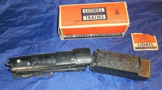 Vintage Lionel O Scale 2 - 6 - 2 675 Train Engine & Whistle Tender 4