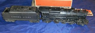 Vintage Lionel O Scale 2 - 6 - 2 675 Train Engine & Whistle Tender 5