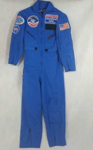 Vtg Youth Us Space Camp Flight Suit Size 16 Space Gear Huntsville Al Nasa