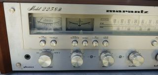 Marantz 2238B Stereo Receiver Wood Case Vintage 2