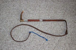Vintage Swaine & Adeney Co.  London Horse Whip Riding Crop Hunting Whip