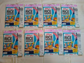 25 Boxes of Vintage 1970 ' s Kellogg ' s Rice Krispies Box 6 Oz.  $1.  00 Promo 4