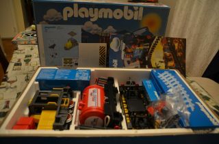 Playmobil Train Set 4024 Freight - Retired G Scale - Vintage Rare