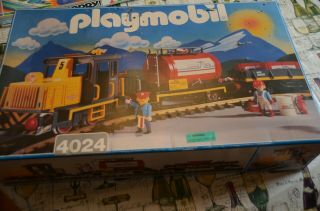 Playmobil Train Set 4024 Freight - Retired G scale - Vintage Rare 2