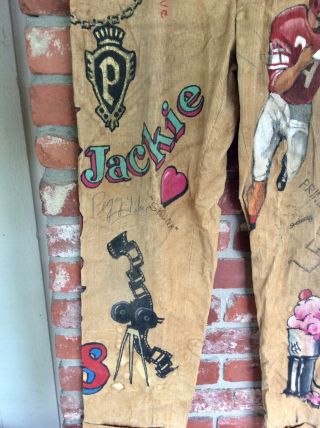 RARE Vintage 1950s Folk Art Tan Senior Cords Pants and Matching Skirt 5
