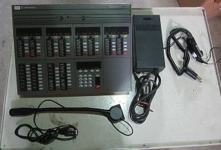 Vintage Motorola Dispatch Console Commandstar Lite Command Star & Microphone,  Ac