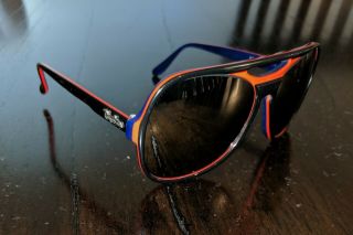 Ray Ban Powderhorn Sunglasses Rare,  Vintage,  B & L Lenses,  Made In The Usa