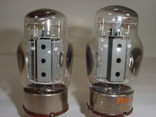 2 Vintage Tung - Sol RCA 6550 KT88 3 - Hole Grey Plate OOO Matched Amp Tube Pair 4