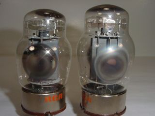 2 Vintage Tung - Sol RCA 6550 KT88 3 - Hole Grey Plate OOO Matched Amp Tube Pair 5