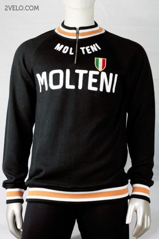 Molteni Vintage Style Wool Long Sleeve Jersey,  Never Worn