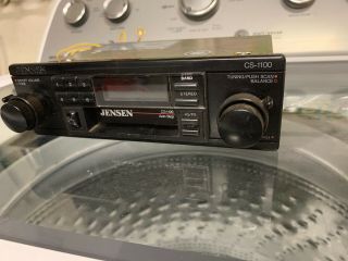 Vintage Jensen Cs1100 Cassette Player Tape Deck Car Stereo Dual Shaft