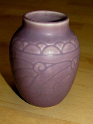 Vintage Rookwood Pottery Vase Xxix 2854 1929 Rare Lavender Purple Nouveau 4 1/2 "