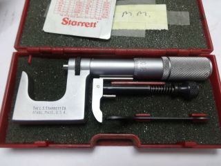 Vintage Starrett No.  220 Multi - T - Anvil Micrometer