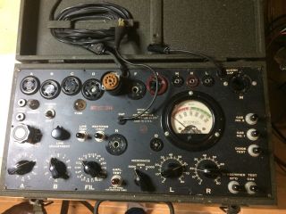 Vintage Hickok For The Signal Corps I - 177 Tube Tester 1945 -