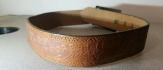 Vintage 1950 ' s Youth SMOKEY THE BEAR Forest Fire Leather Belt 5