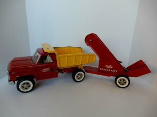 Vintage Tonka Die Cast Steel Dump Truck With Sand Loader From 1970 To 1973