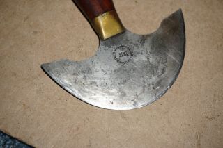 Vintage CS Osborne Round Head Knife Leather Cutting Hand Tool Collectible USA 2