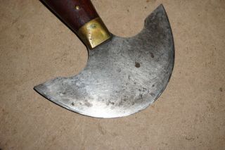 Vintage CS Osborne Round Head Knife Leather Cutting Hand Tool Collectible USA 3