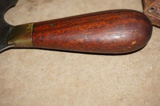Vintage CS Osborne Round Head Knife Leather Cutting Hand Tool Collectible USA 7