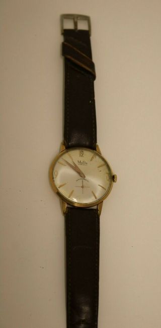 Vintage MuDu 17 Jewels Hand winding 1950’s classic Swiss Made Mens Wrist Watch 2