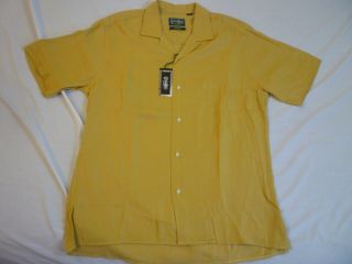 Gitman Bros Vintage Rayon Camp Shirt With Tags $205 M Made In Usa