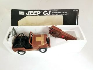 Rare Vintage Sears Radio Controlled Rc Jeep Renegade Cj 2 Speeds -