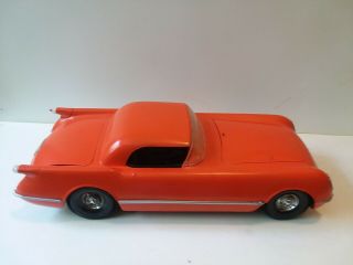 Ideal Toy Co.  1954 Corvette 1/8? Scale Model Car Built Kit Rare