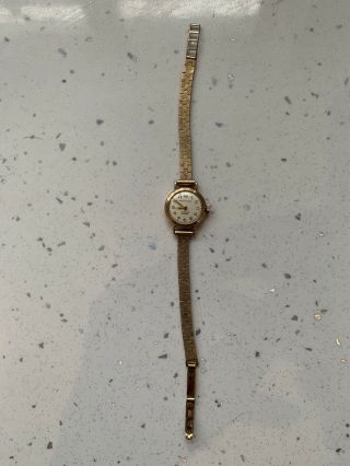 9ct Gold Rotary Watch Vintage Pre 60’s