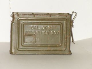 Vintage Canco Wwii Us Army Ammo Can Cal 30 M1 Military " Ammunition Box Only "