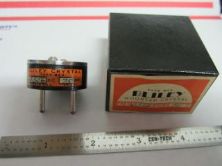 Vintage Wwii Bliley Quartz Crystal Resonator Bc3 Frequency 3556 Kc Standard